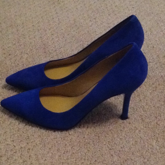 Blue Nine West heels - Picture 2 of 4